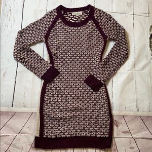 Pink  Rose knitted dress size S- B0118